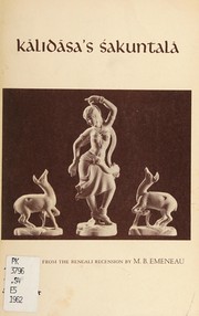 Cover of The Recognition of Shakuntala