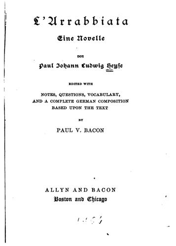 Cover of L'Arrabbiata