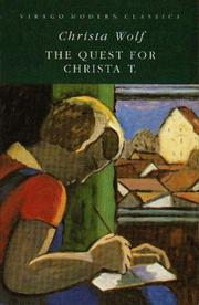Cover of The Quest for Christa T.