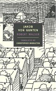 Cover of Jakob von Gunten