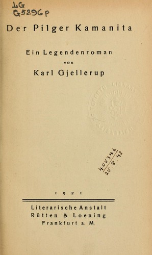 Cover of The Pilgrim Kamanita