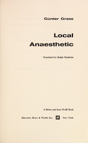Cover of Local Anaesthetic